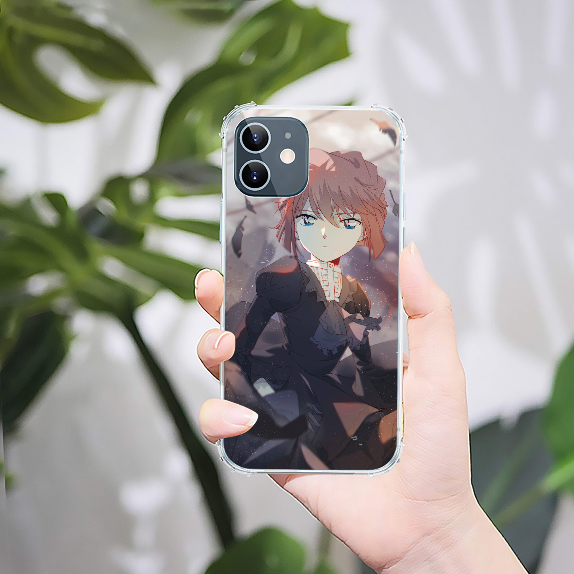 （画像用） 名探偵コナン Detective Conan 【iPhone 12シリーズ対応】透明スマホケース（クリアソフトケース）